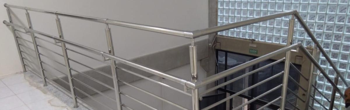 Guarda Corpo De Aço Inox